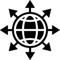 Globe planet earth icon symbol vector image. Illustration of the world global vector design. EPS 10