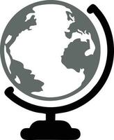 Globe planet earth icon symbol vector image. Illustration of the world global vector design. EPS 10