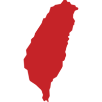 mapa Taiwán clipart png