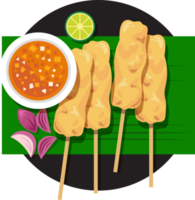 saté Brunei voedsel png