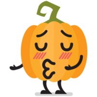 halloween pumpa emoji är kissing png