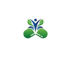 Pharmacy Life And Herbal Capsule Logo Design Template Unique Concept Premium Vector. vector