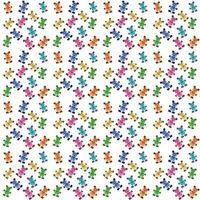 A pattern of colorful squares with the word bobble on the bottom vector