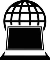 Globe planet earth icon symbol vector image. Illustration of the world global vector design. EPS 10