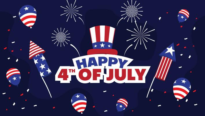 Happy 4th Of July Vector Art, Icons, and Graphics for Free Download