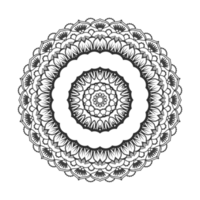 Mandala dekorativ und Zier Design zum Färbung Buchseite, Gruß Karte, Einladung, tätowieren png