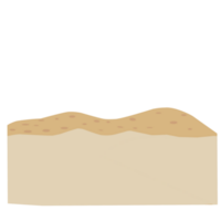 Organic sand illustation png