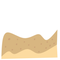 organisk sand illustation png