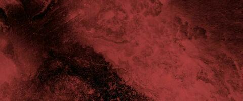 fondo de textura de papel de hormigón rojo oscuro, hermoso fondo de grunge con efecto de polvo rojo oscuro. diseño dibujado a mano con textura de color agua, antiguo fondo de papel rojo brillante envejecido. foto