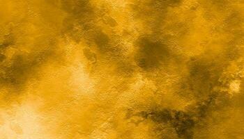 Golden abstract sunny background. Digital painting of gold texture background. Watercolor background with grunge. Glowing golden background. Dark golden stone concrete paper texture photo