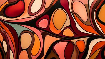 colorful red minimalist psychedelic abstract background, wallpaper warm color photo