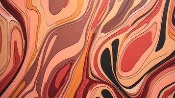 red minimalist psychedelic abstract background, wallpaper warm color photo