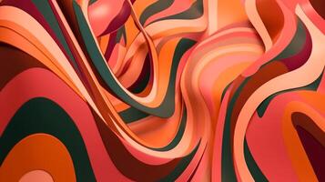 red minimalist psychedelic abstract background, wallpaper warm color photo