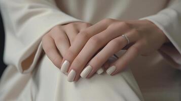 Beautiful manicure. Illustration photo