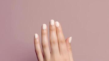 Beautiful manicure. Illustration photo