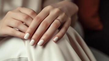 Beautiful manicure. Illustration photo