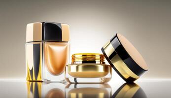 Luxury cosmetic products. Illustration photo