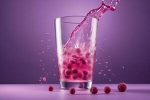 Berry juice background. Illustration photo
