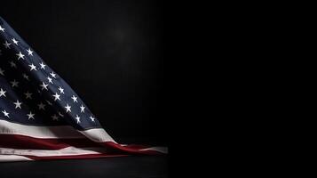 USA flag background. Illustration photo