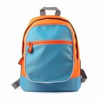 School backpack isolated. Illustration photo