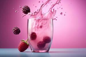 Smoothie background. Illustration photo