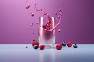 Smoothie background. Illustration photo