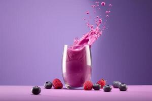 Smoothie background. Illustration photo