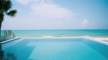 Luxury pool. Illustration photo
