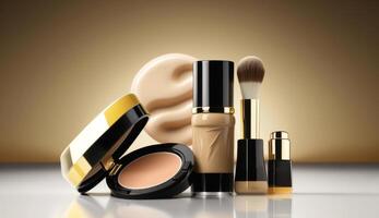 Luxury cosmetic products. Illustration photo