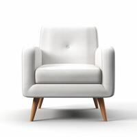 Modern armchair isolated. Illustration photo