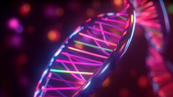 DNA double helix. Illustration photo