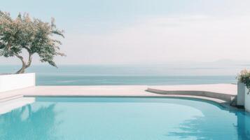 Luxury pool. Illustration photo