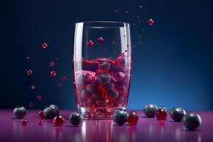 Berry juice background. Illustration photo