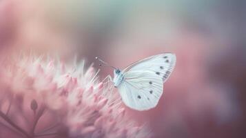 Natural background with butterfly. Illustration photo