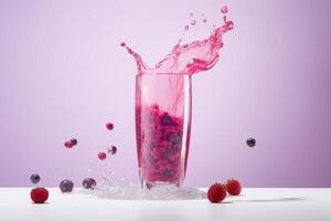 Smoothie background. Illustration photo