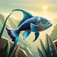 image beautiful fish illustration photo