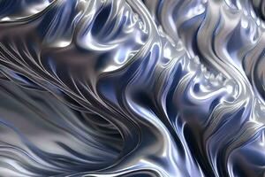 white and blue wave fluid style art for illustration photo