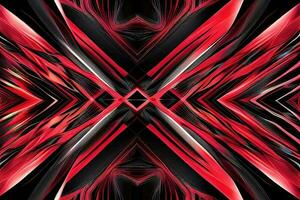 red and black modern texture pattern art photo