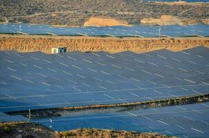 A field with solar panel photo