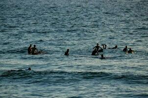 mar con olas foto