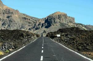 Scenic road view photo