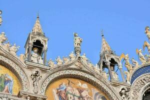 Santo marcas basílica decoración, Venecia foto