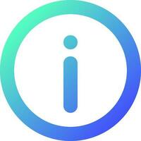Info pixel perfect gradient linear ui icon. Additional information. Providing updates. Show helpful text. Line color user interface symbol. Modern style pictogram. Vector isolated outline illustration