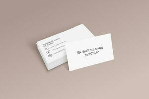 Realistic vector mockup of blank corporate stationery - business cards, note cards and address sheets. Add your company name and contact information. Perfect for office. Beige colors