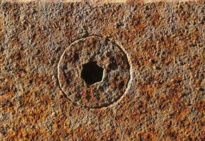 industrial style brown rusted steel texture background photo