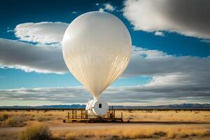 Weather Balloon. Neural network photo