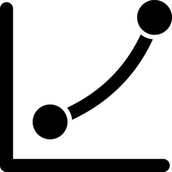 Curves tool black glyph ui icon. Tone balance. Simple filled line element. User interface design. Silhouette symbol on white space. Solid pictogram for web, mobile. Isolated vector illustration