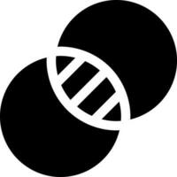 Double exposure black glyph ui icon. Combine images. Simple filled line element. User interface design. Silhouette symbol on white space. Solid pictogram for web, mobile. Isolated vector illustration