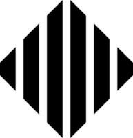 Sound wave black glyph ui icon. Audio track of film. Simple filled line element. User interface design. Silhouette symbol on white space. Solid pictogram for web, mobile. Isolated vector illustration