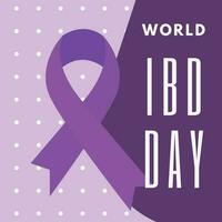 world ibd day poster suitable for social media post vector